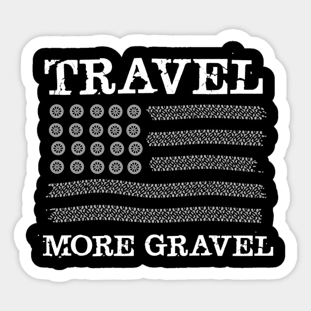 Vintage US Flag Off Road Vehicle Sticker by Your Funny Gifts